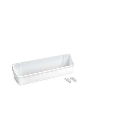 Rev-A-Shelf Polypropylene, White, 13.75 in W, 3.56 in H, 4.25 in D, 4.25 in L, White 6232-14-11-52